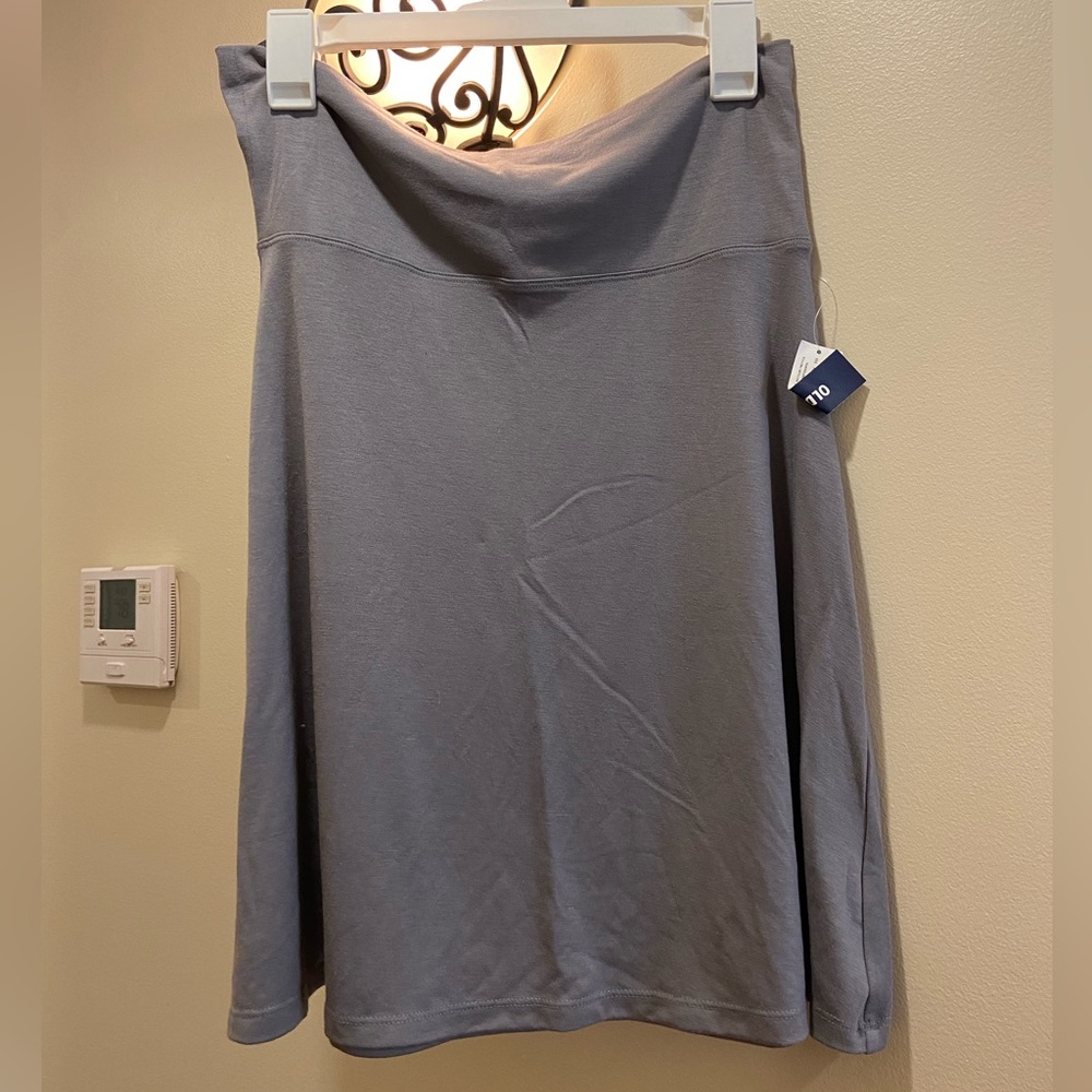 Womans t-shirt material skirt
